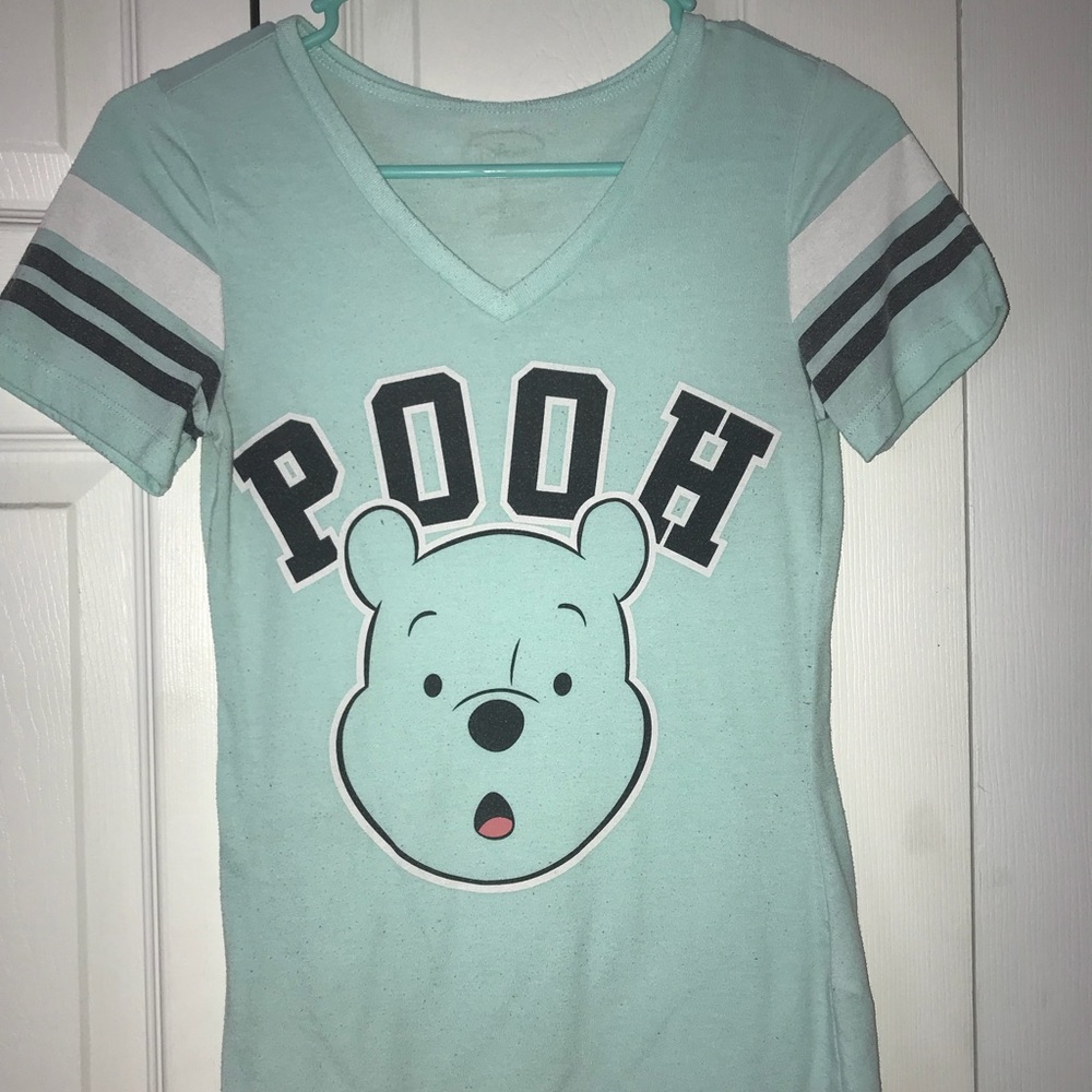 Juniors mint Pooh t-shirt